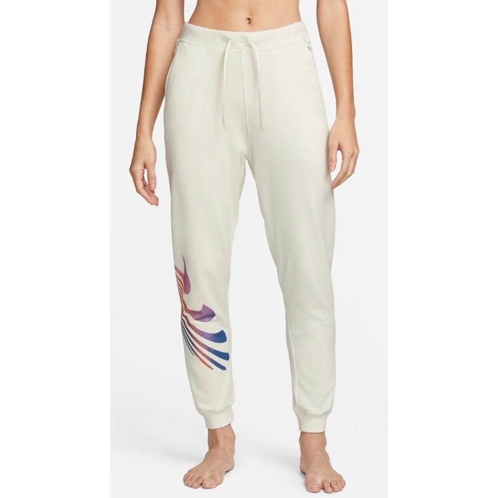 Nike Yoga A.I.R. Robbie Simon Luxe 7/8 High-Rise Sweatpants, size large